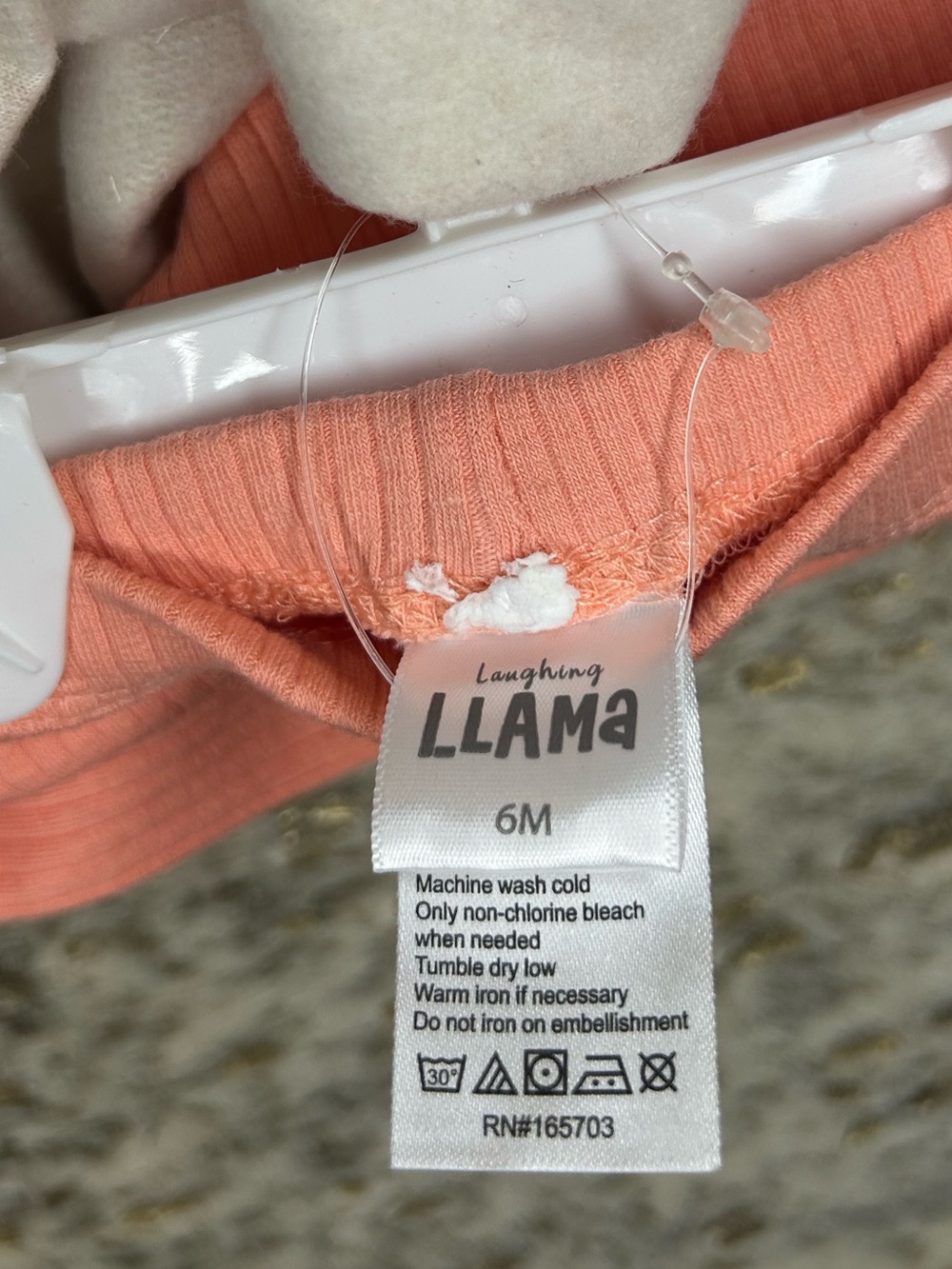 5 for $25🔥LLAMA‎ "Loved Always" Matching Outfit Baby Size 6M - Picture 3 of 5